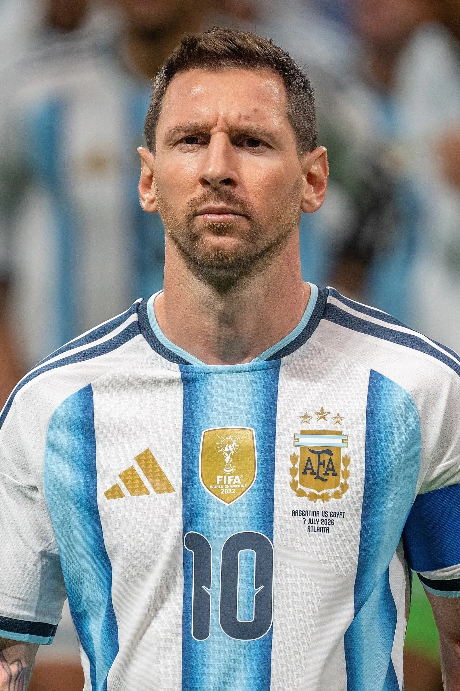 Lionel Messi con la maglia dell'Argentina ai Mondiali del 2026