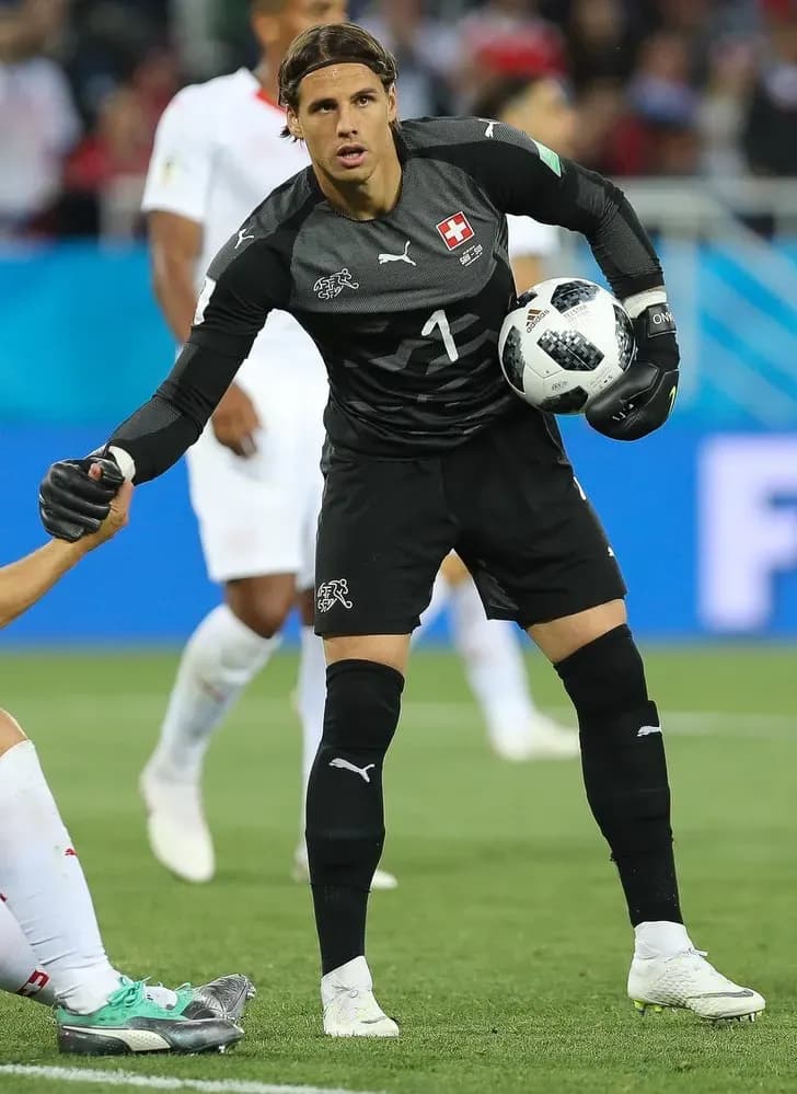 Yann Sommer con la maglia della Svizzera durante i Mondiali del 2018