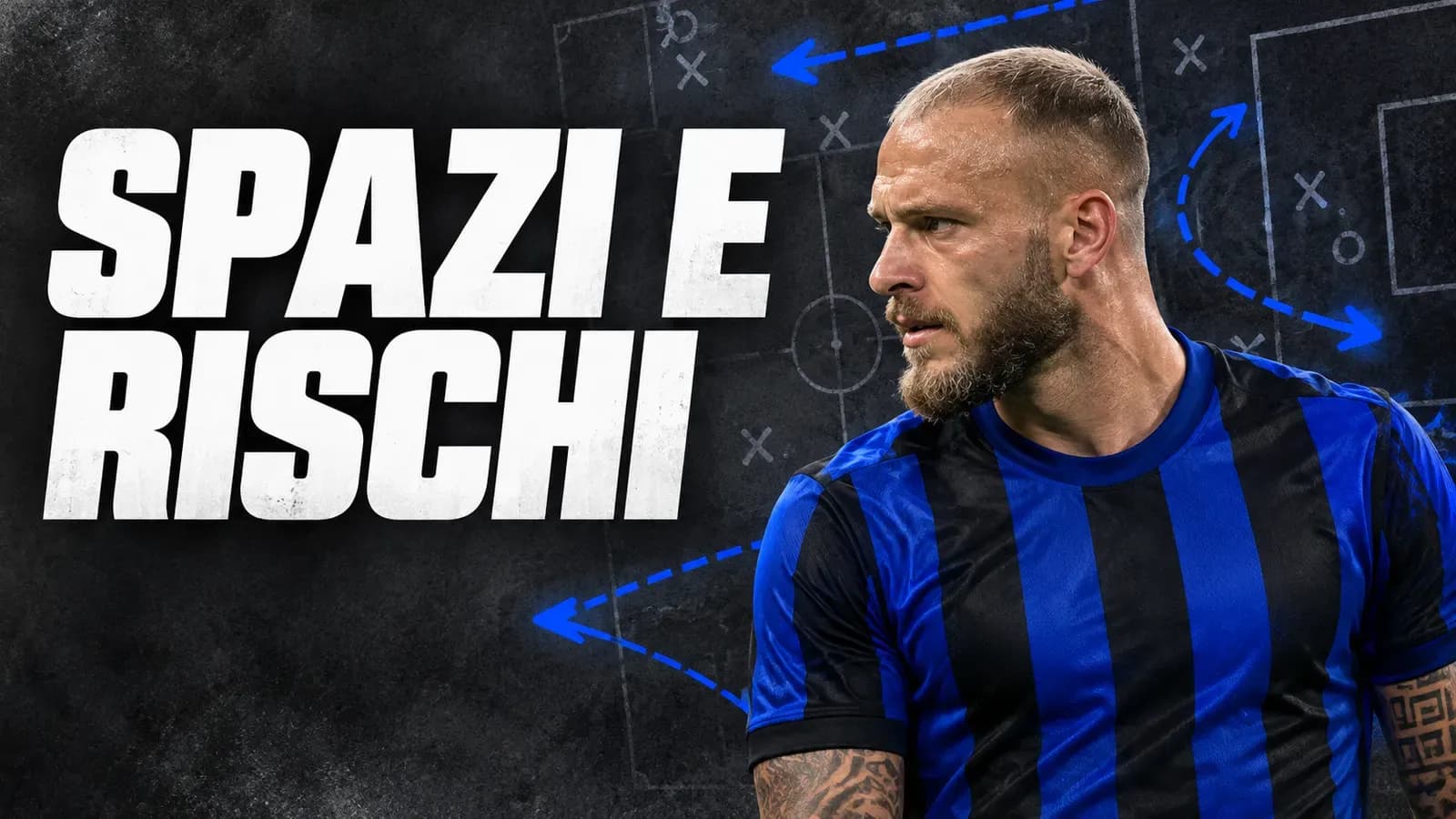 Copertina generata con IA: Federico Dimarco in campo con la maglia dell'Inter