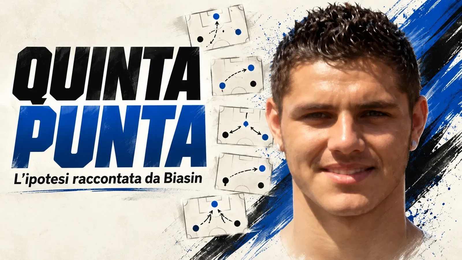 Copertina generata con IA: Mauro Icardi in abiti civili nel 2013