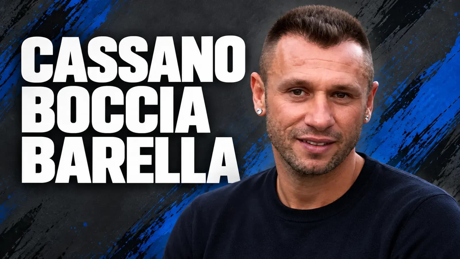 Copertina generata con IA: Antonio Cassano in abiti civili