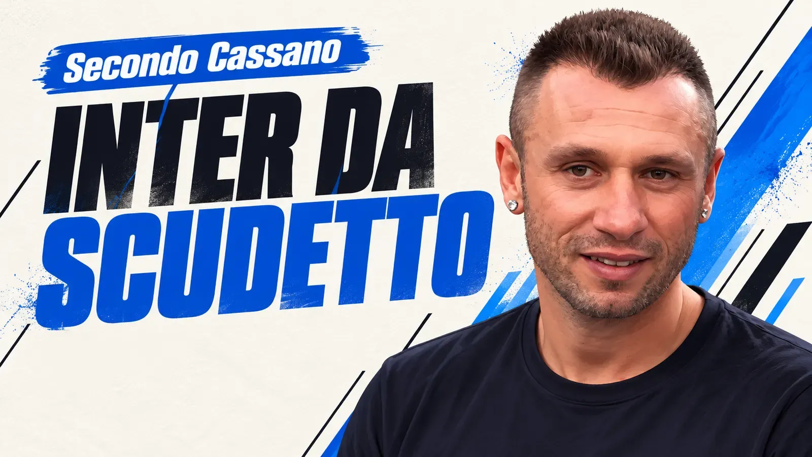 Copertina generata con IA: Antonio Cassano in abiti civili