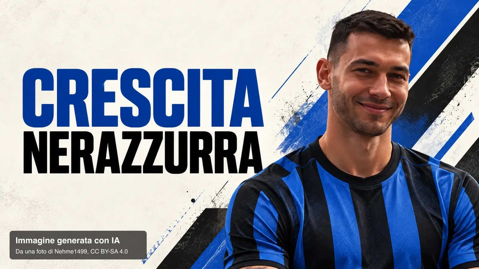 Copertina generata con IA: Carlos Augusto sul bus dei festeggiamenti del Monza