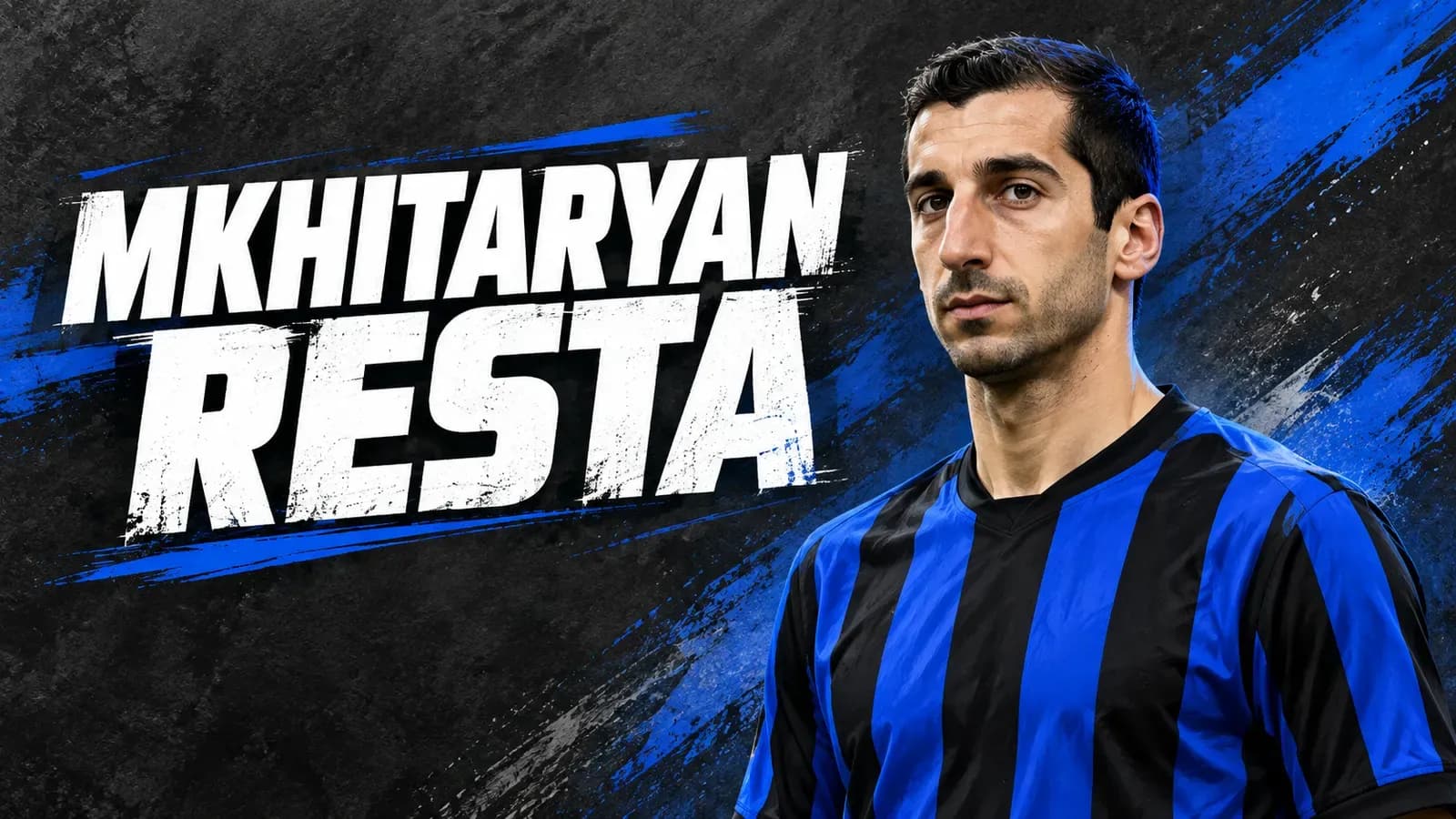 Copertina generata con IA: Henrikh Mkhitaryan con una pettorina verde sopra la maglia del Manchester United