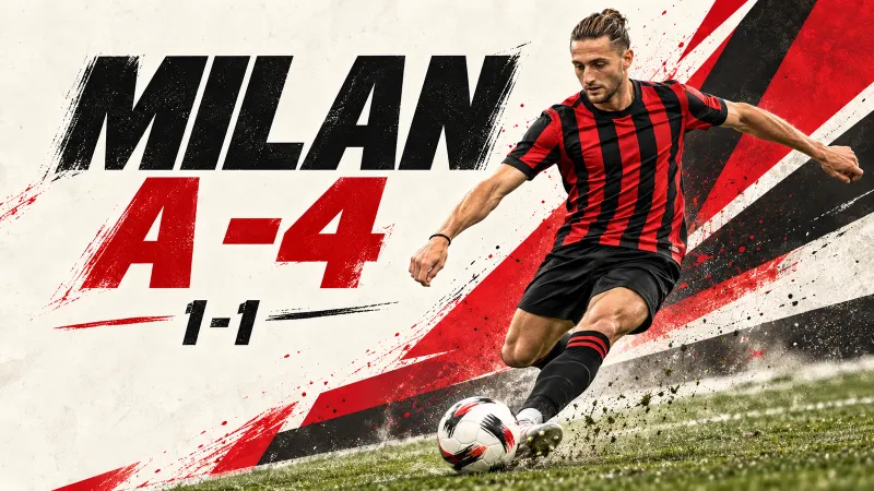 Copertina generata con IA: Adrien Rabiot con la maglia della Francia