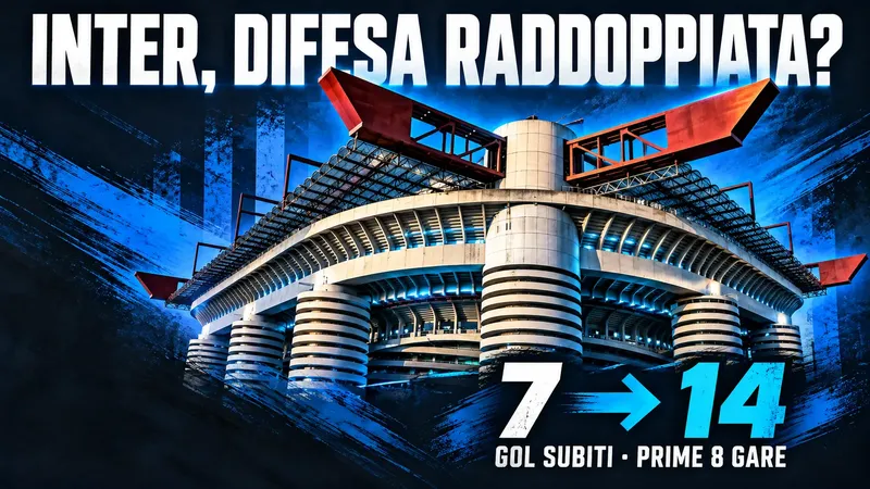 Copertina generata con IA, scritta "INTER, DIFESA RADDOPPIATA?": Lo stadio Giuseppe Meazza visto dall'esterno