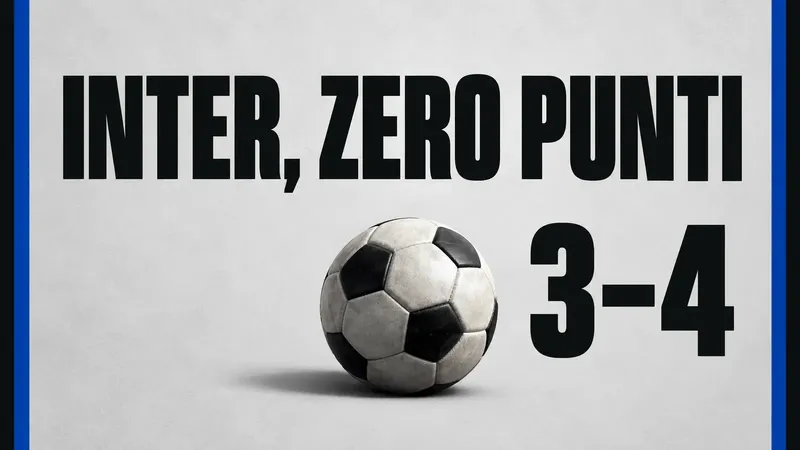 Copertina generata con IA, scritta "INTER, ZERO PUNTI"