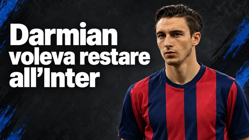 Copertina generata con IA, scritta "Darmian voleva restare all’Inter": Matteo Darmian con la tuta della nazionale italiana