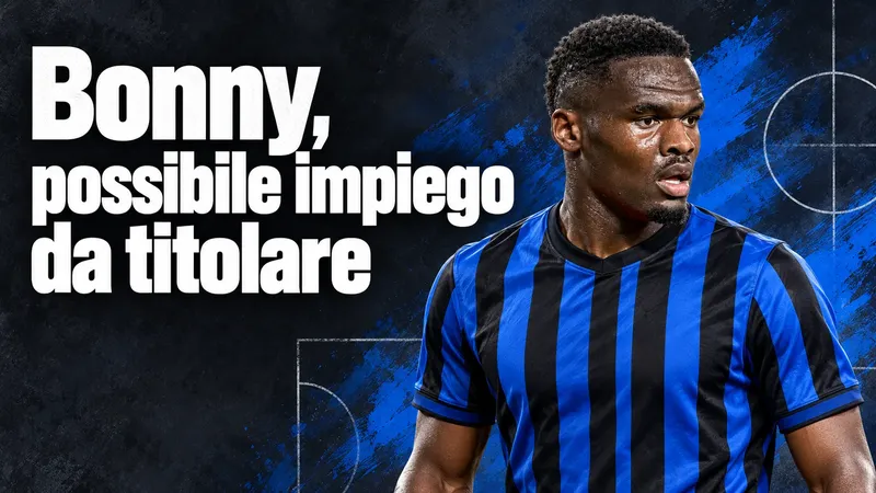 Copertina generata con IA, scritta "Bonny, possibile impiego da titolare": Ange-Yoan Bonny con la maglia della Costa d’Avorio