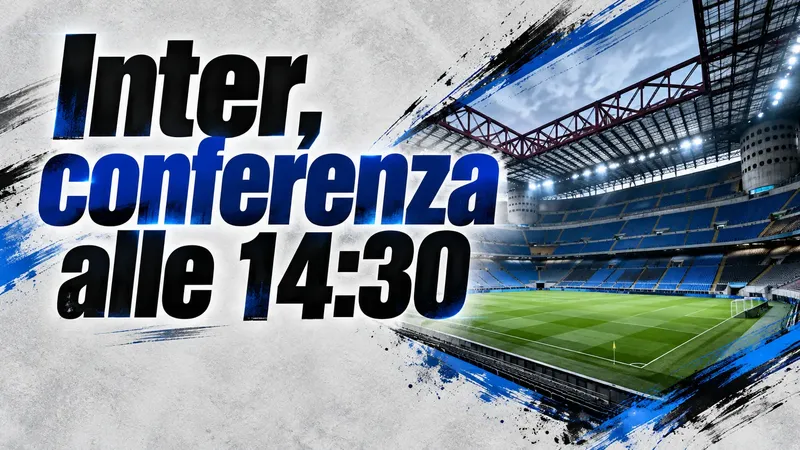 Copertina generata con IA, scritta "Inter, conferenza alle 14:30": L’interno dello stadio Giuseppe Meazza durante la cerimonia olimpica del 2026