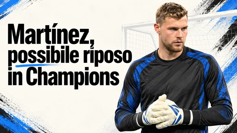 Copertina generata con IA, scritta "Martínez, possibile riposo in Champions": Josep Martínez con la maglia della Spagna