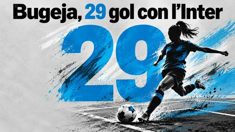 Copertina generata con IA, scritta "Bugeja, 29 gol con l’Inter"